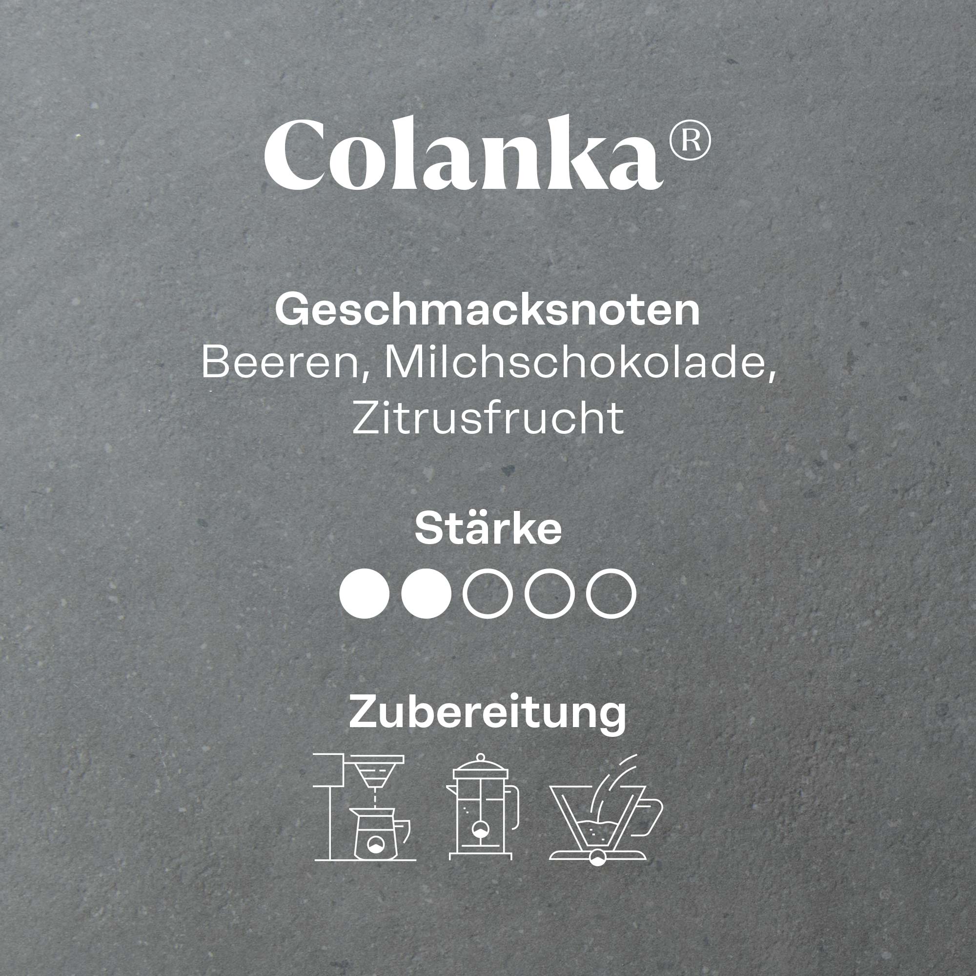 Colanka Röstkaffee – Cupping Notes: Mild & fruchtig mit Beeren, Milchschokolade & Zitrusfrucht