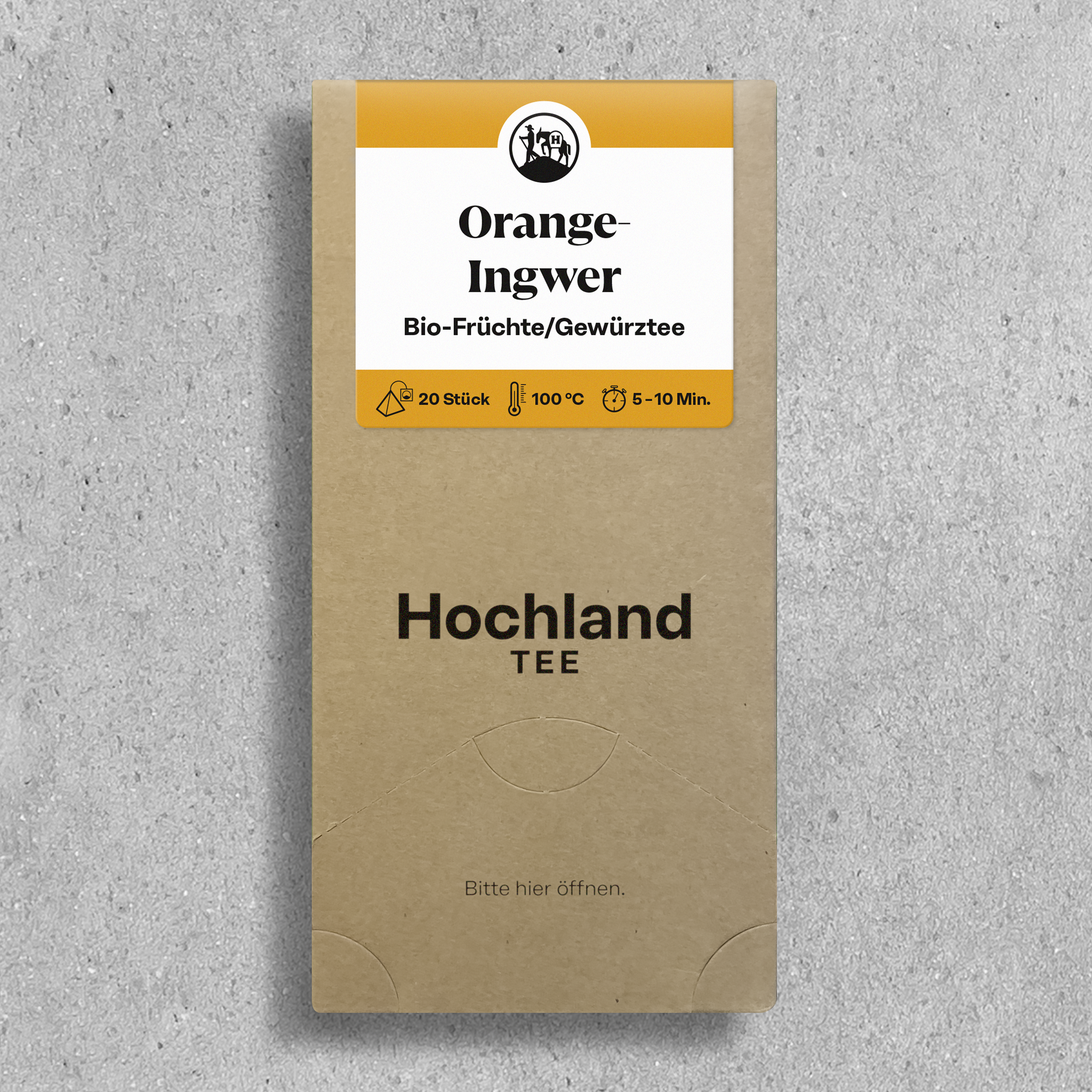 Bio Orange Ingwer TAB 20er SB DE-ÖKO-039