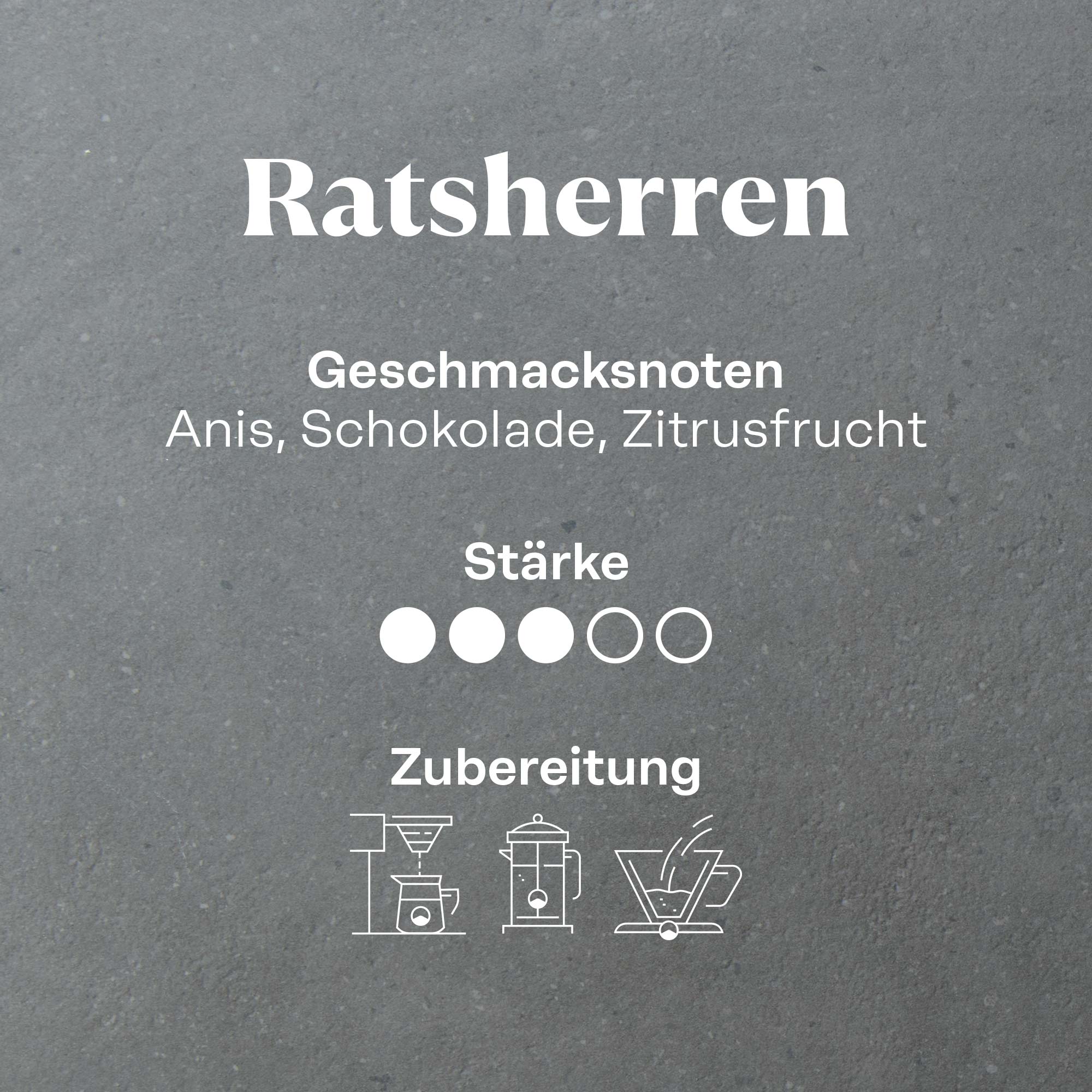 Ratsherren Röstkaffee – Cupping Notes: Mild & fruchtig mit Anis, Schokolade & Zitrusfrucht