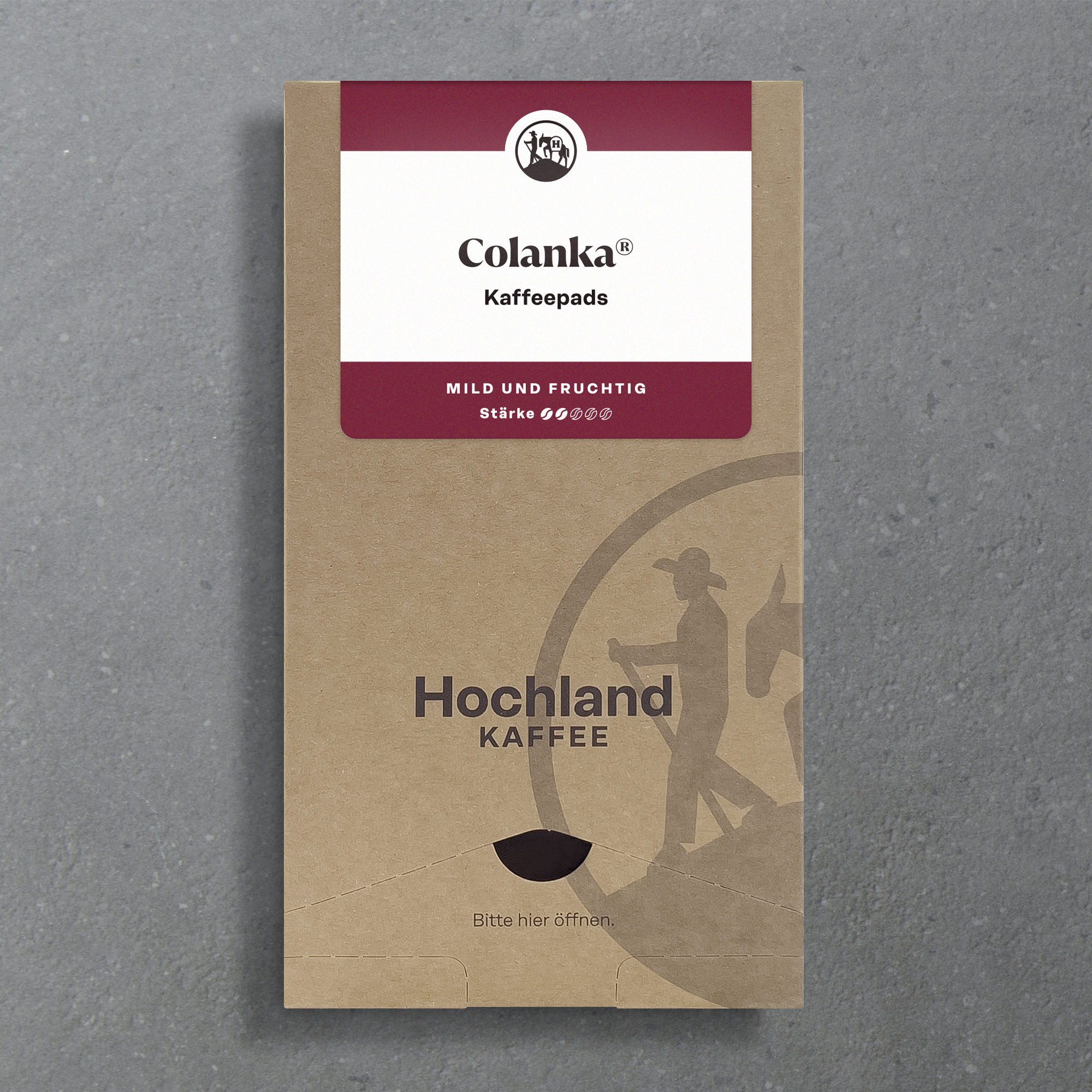 Kaffee Pads Colanka 18 Stück – milder Röstkaffee für Padmaschinen, 135g